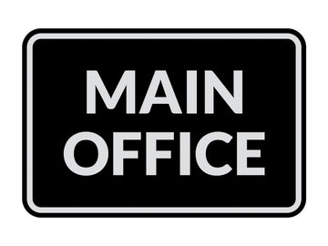 Signs ByLITA Classic Framed Main Office Sign